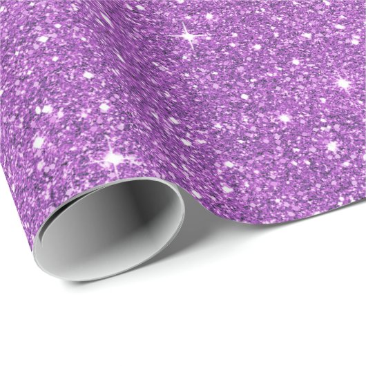 Roze glitterpatroon cadeaupapier (Rol Hoek)