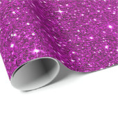 Roze glitterpatroon cadeaupapier (Rol Hoek)