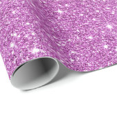 Roze glitterpatroon cadeaupapier (Rol Hoek)