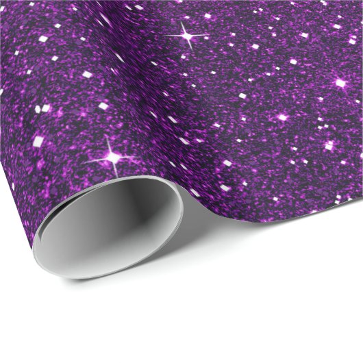Roze glitterpatroon cadeaupapier (Rol Hoek)