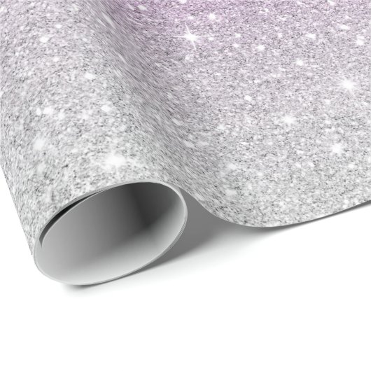 Roze glitterpatroon cadeaupapier (Rol Hoek)