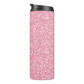 Roze glitterpatroon thermosbeker (Geroteerd rechts)