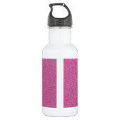 Roze Glitters, Fonkeling, Glitter Achtergrond Waterfles (Achterkant)