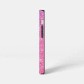 Roze Glitters iPhone Hoesje (Linkerkant)