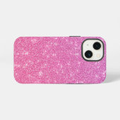 Roze Glitters iPhone Hoesje (Achterkant horizontaal)