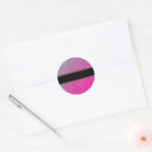 Roze glitters sticker of enveloppe verzegeling (Envelop)