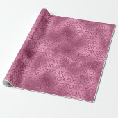 Roze Glitters XOXO Cadeaupapier (Uitgerold)