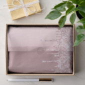 Roze glitterslierten meisjesachtige glans  tissuepapier (Geschenk)