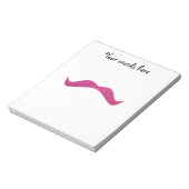 Roze glittersnor notitieblok (Linkerzijde)