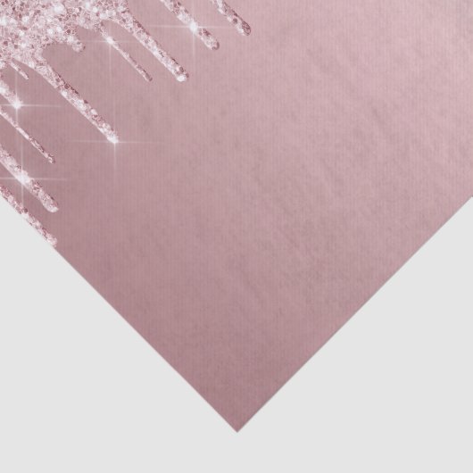 Roze glittersprenkels meisjesachtige glans  tissuepapier (Detail)