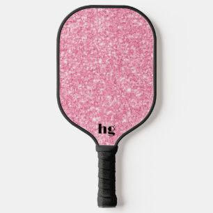 Roze glittertextuur afbeelding pickleball paddle