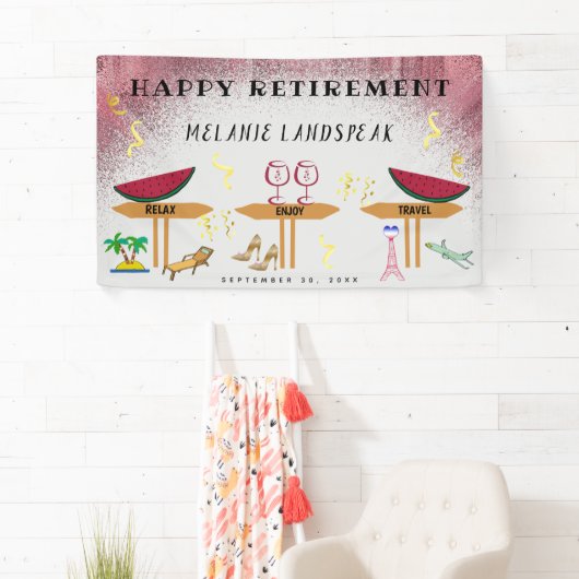 Roze glitterwijn, ontspan en geniet van een fijne spandoek (Insitu)