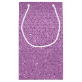 Roze Glittery Gift Bag Klein Cadeauzakje (Achterkant)
