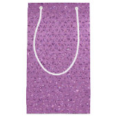 Roze Glittery Gift Bag Klein Cadeauzakje (Voorkant)