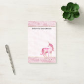 Roze Glitz Glitter Eenhoorn Post-it® Notes (Kantoor)