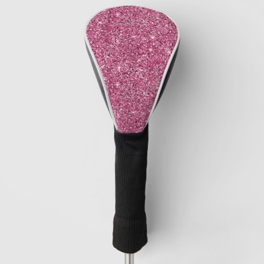 Roze Glitz Glitter Golfheadcover (Voorkant)