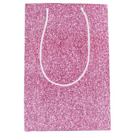 Roze Glitz Glitter Medium Cadeauzakje