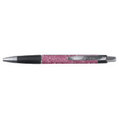 Roze Glitz Glitter Pen (Achterkant)