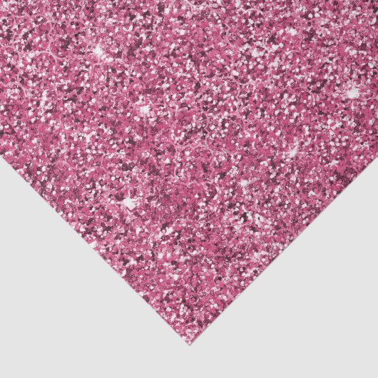 Roze Glitz Glitter Tissuepapier (Detail)