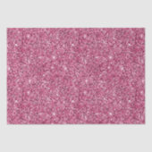 Roze Glitz Glitter Tissuepapier (Voorkant)