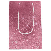 Roze Glitz Medium Cadeauzakje (Achterkant)