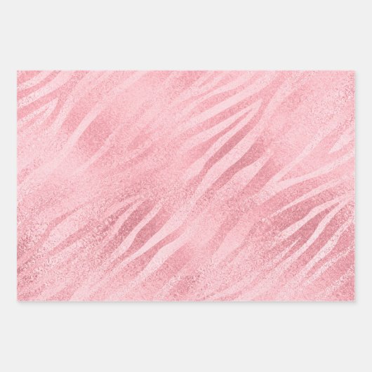 Roze glitz Sparkle Inpakpapier Vel (Voorkant 3)