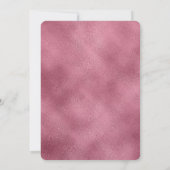 Roze Glitz Verjaardag Kaart (Achterkant)