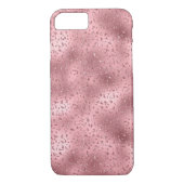 Roze Glitzy Cheetah Print Case-Mate iPhone Case (Achterkant)