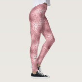Roze Glitzy Cheetah Print Leggings (Rechts)