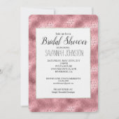 Roze Glitzy Cheetah Print Vrijgezellenfeest Kaart (Voorkant)