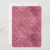 Roze Glitzy Lips Kaart (Achterkant)