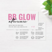 Roze gloed na Kaart zorginstructie (Bureau)