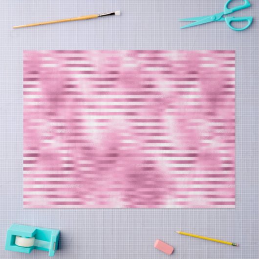 Roze gloed ontwerp Honeycomb-reeks #14 Tissuepapier (Craft)
