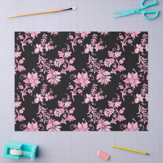 Roze gloed ontwerp Honeycomb-reeks #16 Tissuepapier (Craft)