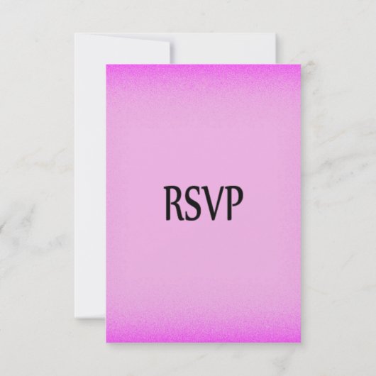 Roze gloed RSVP (Achterkant)