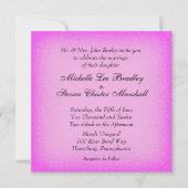 Roze gloedweddenschappen kaart (Voorkant)