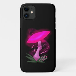  Roze Gloeiende Paddestoel Hoesje-mate Telefoon Ca Case-Mate iPhone Case