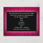 Roze gloeiende zwenken en stembanden zoet 16 flyer (Achterkant)