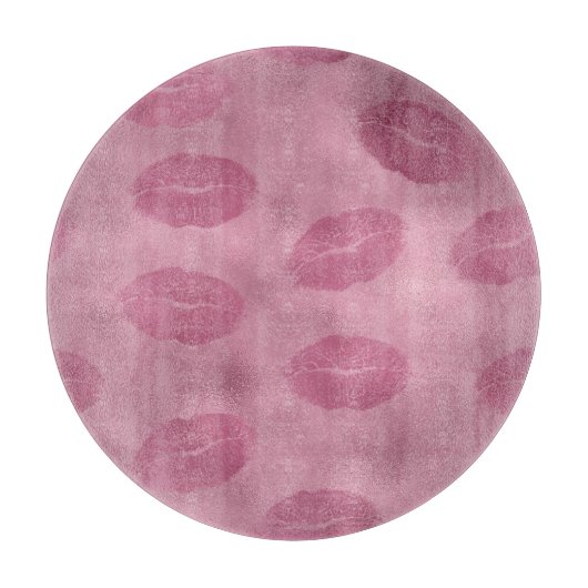 Roze gloeilamppen snijplank (Voorkant)