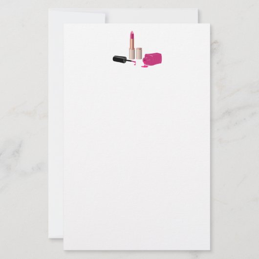 Roze gloeistok en nagelPoolse schoonheid Geëerd (Voorkant)