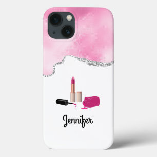 Roze gloeistok en nagelPoolse schoonheid Geëerd Case-Mate iPhone Case
