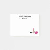 Roze gloeistok en nagelPoolse schoonheid Geëerd Post-it® Notes (Voorkant)