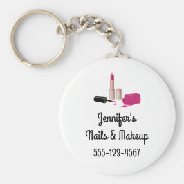 Roze gloeistok en nagelPoolse schoonheid Geëerd Sleutelhanger