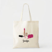 Roze gloeistok en nagelPoolse schoonheid Geëerd Tote Bag (Voorkant)