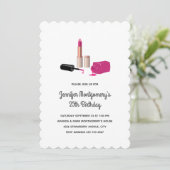 Roze gloeistok en nagelPoolse schoonheidsdag Kaart (Staand voorkant)