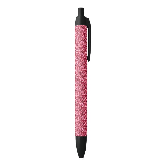 Roze glotpuntpen zwarte inkt pen (Achterkant (Verticaal))