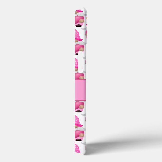 Roze Gnome-harten Monogram Bos Aardig Case-Mate iPhone Case (Achterkant / Rechts)