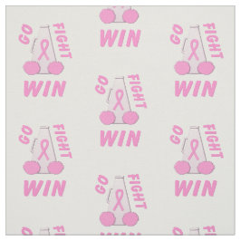 Roze Go Fight Win Megaphone Stof