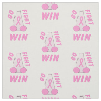 Roze Go Fight Win Megaphone Stof