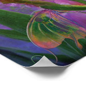 Roze godin Art Poster/Afdruk Poster (Hoek)